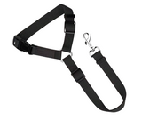 Pet Overhead Seat Belt Lead - Black